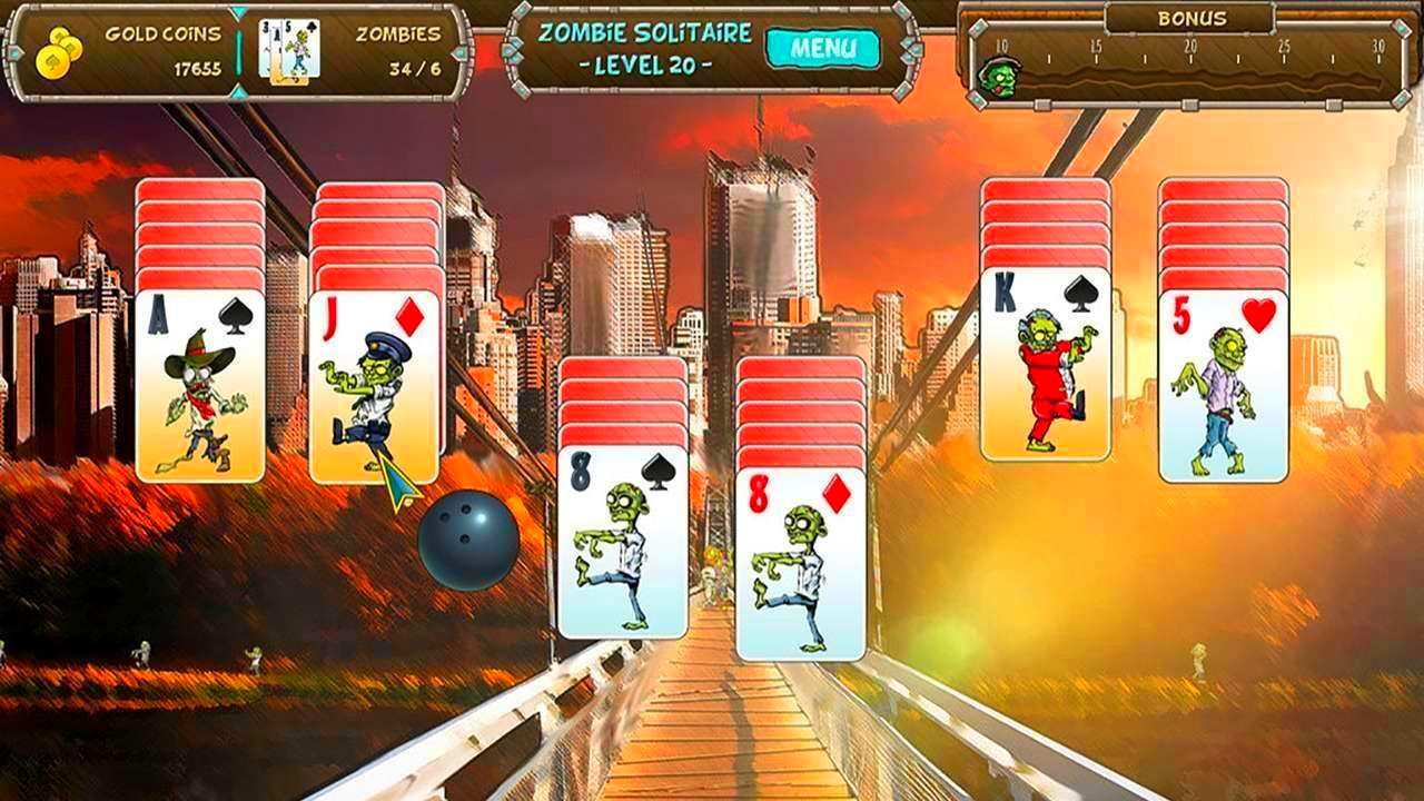 Screenshot from Zombie Solitaire (1/9)