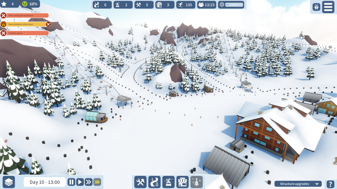 Screenshot from Snowtopia: Ski Resort Builder (1/5)