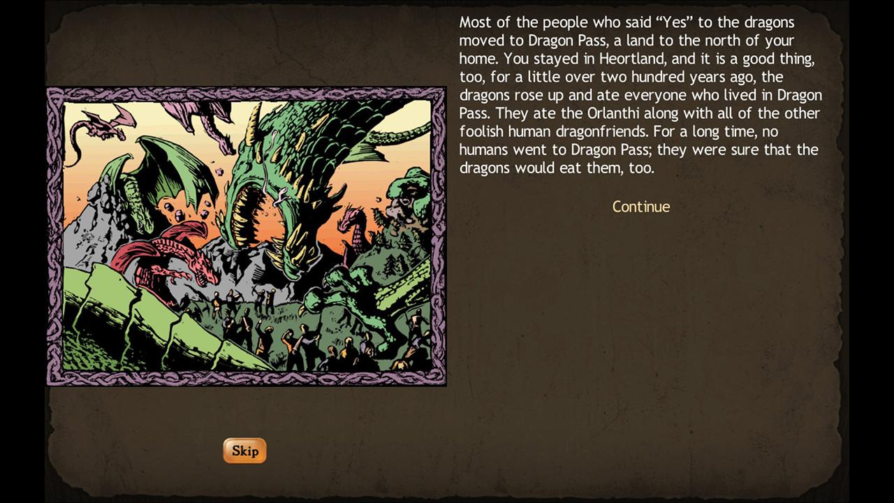 Screenshot from King of Dragon Pass (1/5)