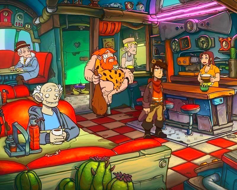 Entertaining story. Deponia. Депония Гоал арт. Депония инвентарь. Daedalic Entertainment.