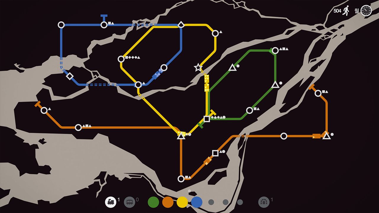 Screenshot from Mini Metro (4/9)