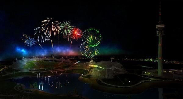 Screenshot from Fireworks Simulator (2/4)