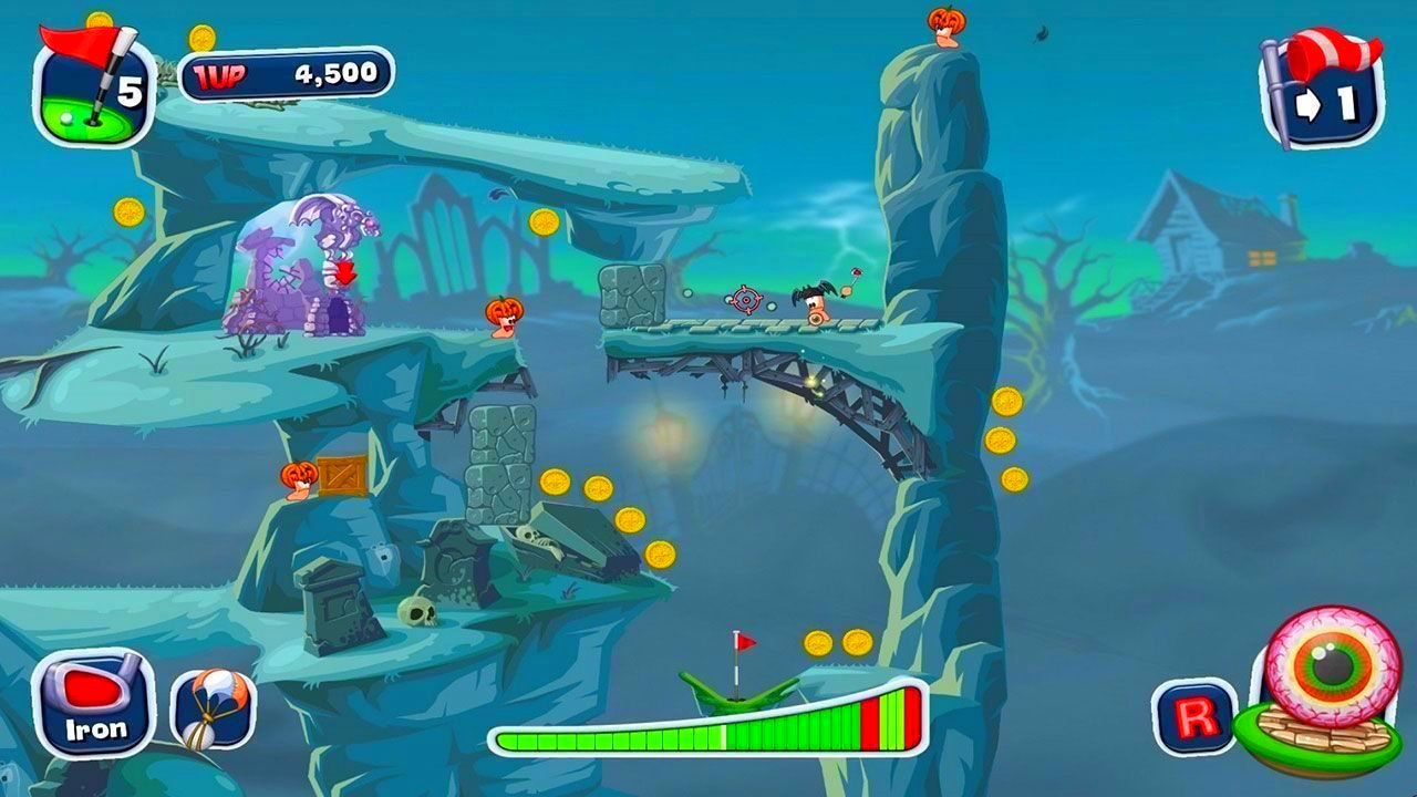 Screenshot from Worms Crazy Golf (1/6)