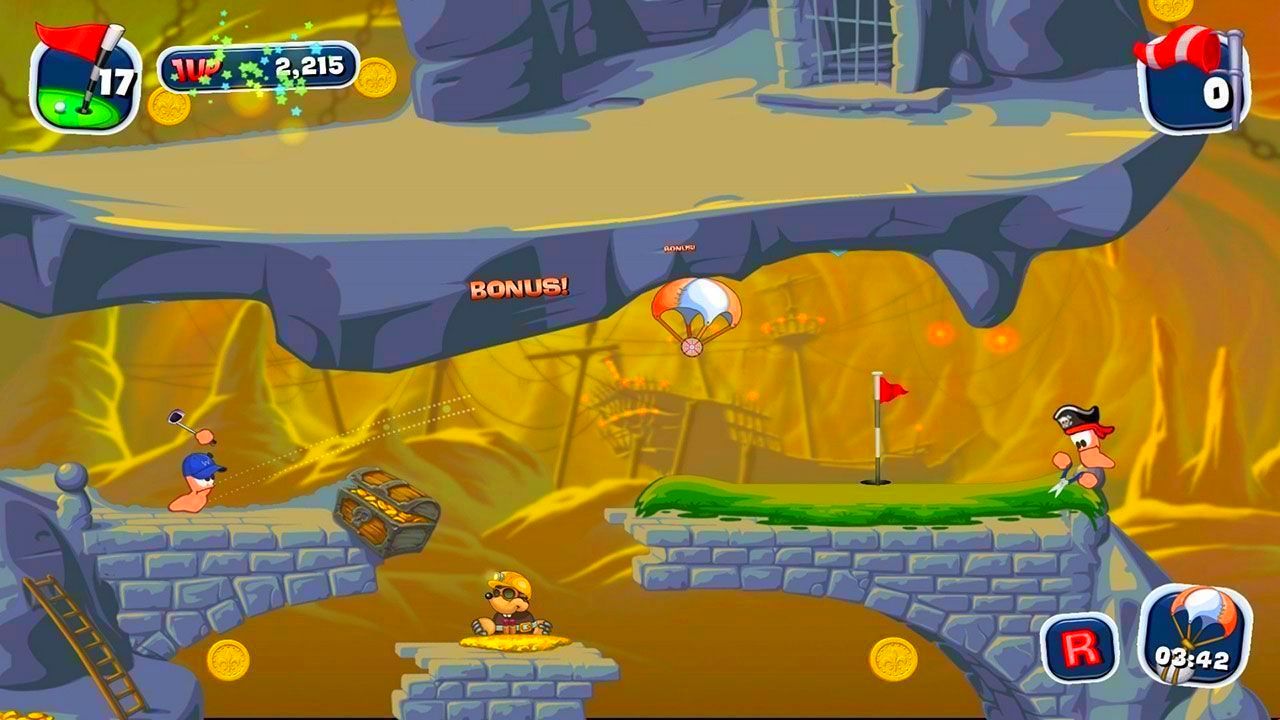Screenshot from Worms Crazy Golf (3/6)