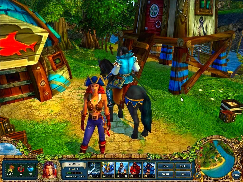 Screenshot from King's Bounty: The Legend (3/3)